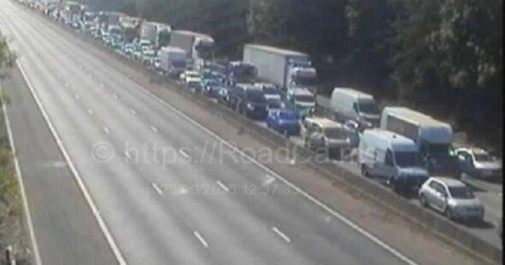 M1 closed in both directions after serious collision as emergency services rush to scene