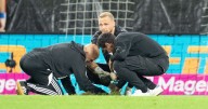 World Cup qualifier delayed as sinkhole opens up on pitch before play continues