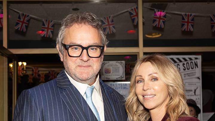 Downton Abbey's Hugh Bonneville and girlfriend Heidi put on loved