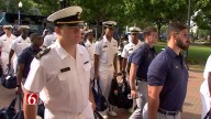 Starting Navy center Toran Smith comes to Tulsa and beats his father's alma mater