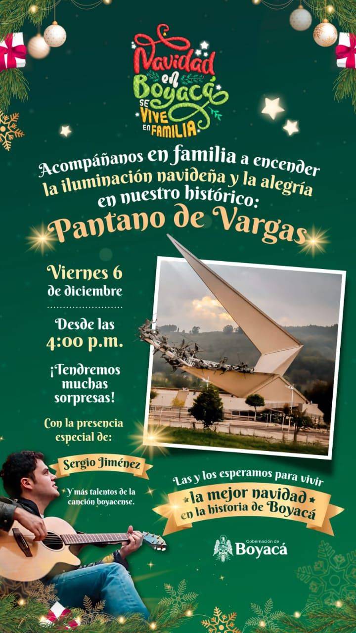 Se ilumina la Navidad en familia en el Pantano de Vargas