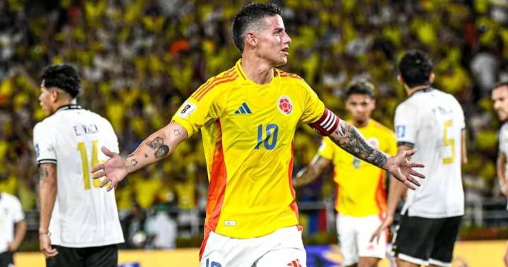 El especial regalo que recibió James Rodríguez antes del juego contra Venezuela
