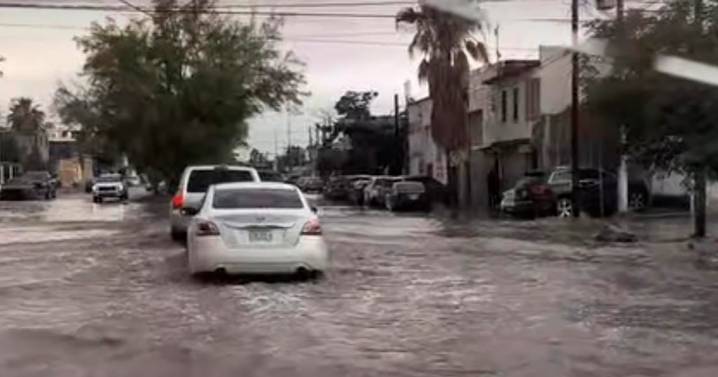 Posible fuga de gas y zonas inundadas, incidentes por lluvias