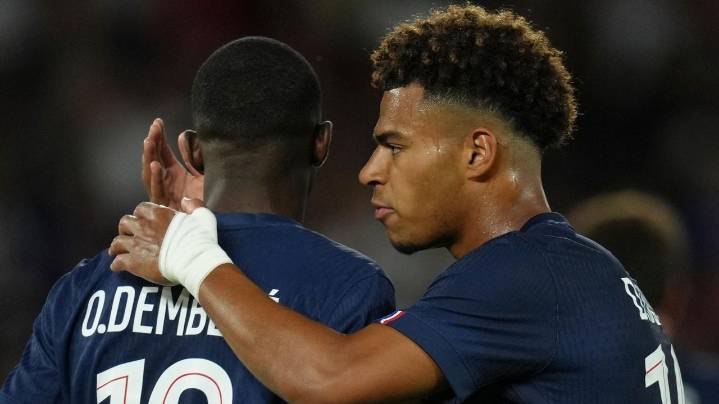 PSG complains to French soccer federation over Dembélé and Doué injuries with France