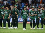 Pakistan arrive at Dubai Stadium for UAE Asia Cup clash