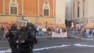 (+Videos) Tensión en Madrid por la protesta propalestina en la última etapa de La Vuelta