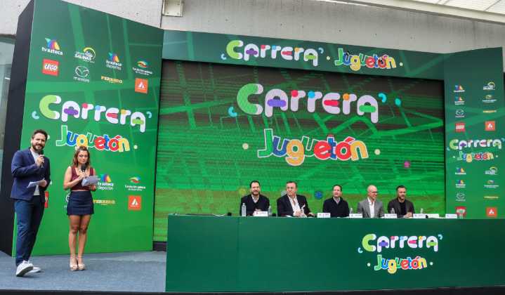 TV Azteca presenta la segunda edición de la Carrera Juguetón, regalaran sonrisas a millones de niños