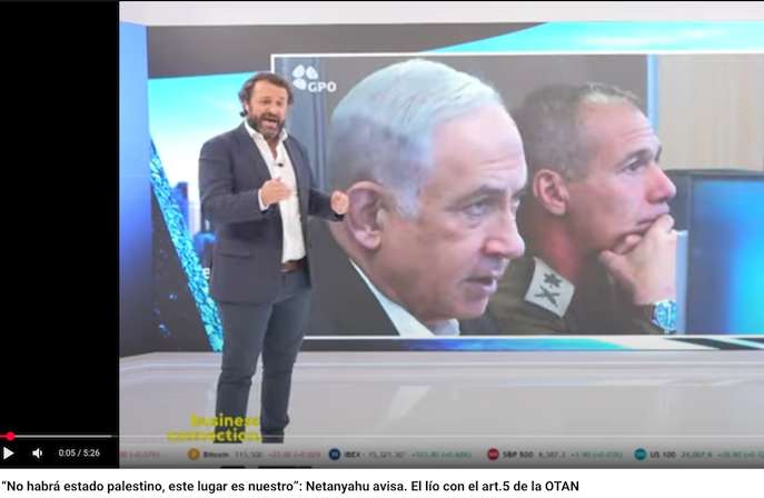 (VIDEO)    “No habrá estado palestino, este lugar es nuestro”: Netanyahu avisa