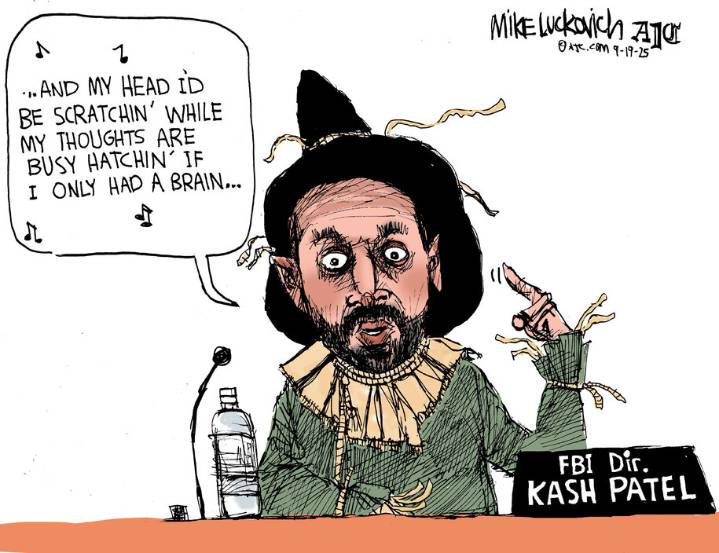Cartoon: Toto, I've a feeling we're not in a democracy anymore