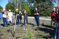 Volunteers green Cascade Park with new tree plantings in Belleville