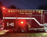 Fire departments battle mobile home blaze in Weathersfield