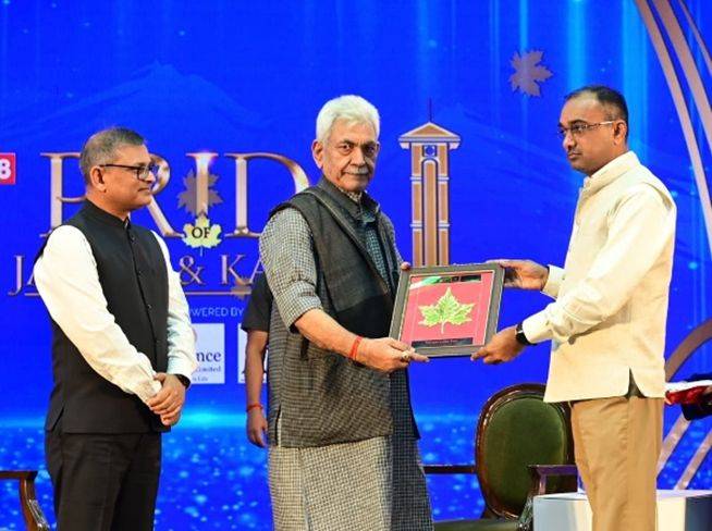 At Network 18 Award Ceremony LG Sinha Links ‘Viksit Bharat’ to Biodiversity Mandate