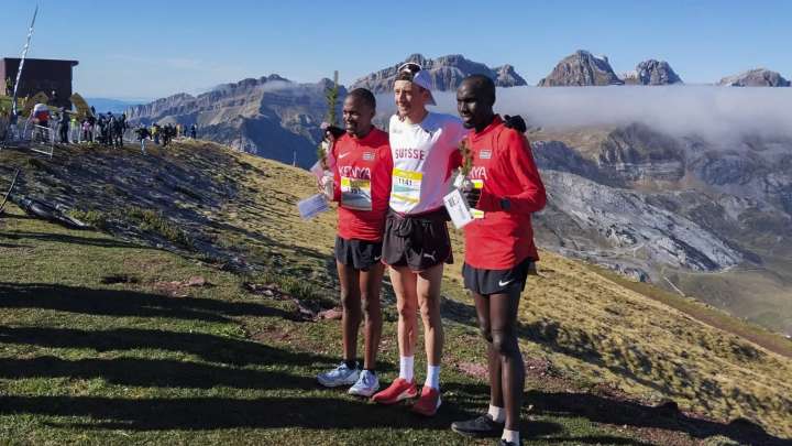 El suizo Bonnet y la alemana Engelhard, campeones en la Subida Vertical en Canfranc