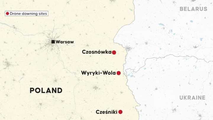 Poland downs Russian drones in NATO airspace