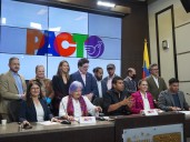 Pacto reacciona a decisión del CNE: "Nos quieren sacar del 2026"
