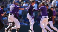 Mickey Moniak hits walk-off RBI triple to lift the lowly Rockies past the Cubs, 6