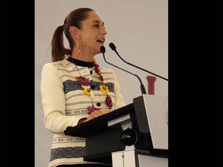 Sheinbaum reúne a 50 mil personas en primer día de gira
