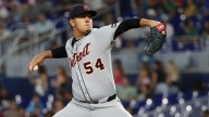 Four pitchers combine to stifle Marlins as Tigers salvage finale