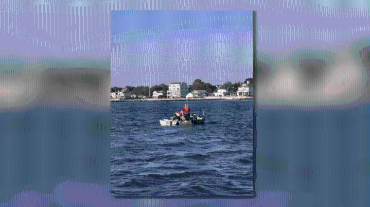 Clinton first responders rescue sailor from capsized sailboat