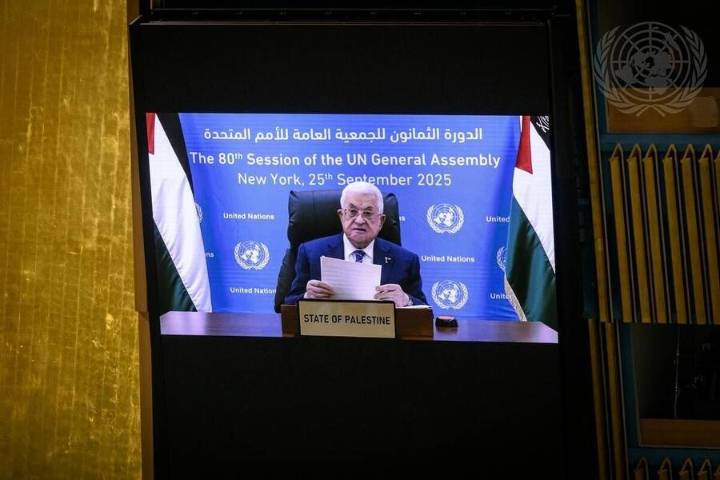 Abbas denuncia genocidio y afirma a la ONU que Hamás no tendrá espacio en Gaza