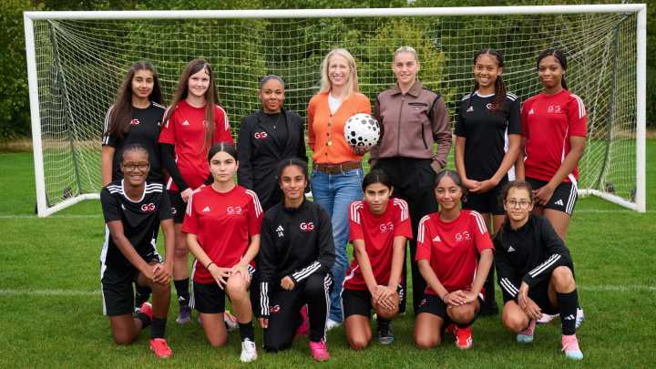 Sky calls for national action on girls' sport as it teams up with Arsenal forward Alessia Russo to increase participation
