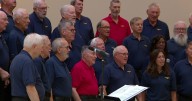 The Navel Aviation Alumni choir is lifting spirits through song