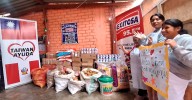 Exitosa y Gobierno de Taiwán entregan una tonelada de víveres a olla común en Villa El Salvador