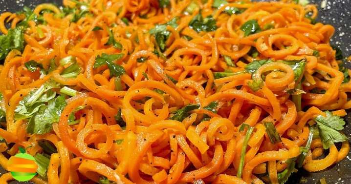 Recetas: cómo hacer espaguetis de zanahoria con un ingrediente “secreto” cargado de sabor