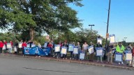 Some Eversource workers protest what they call unfair work schedules, conditions