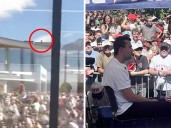 Was Charlie Kirk's killer caught on video before and after shooting?