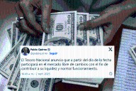 El Gobierno informó que saldrá a intervenir de manera directa sobre el dólar