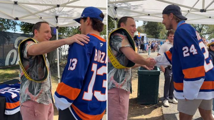 Chestnut joins Islanders at fan fest