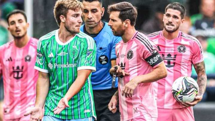 Futbolista ex Lanús a los empujones con De Paul y Messi: "Son mis ídolos"