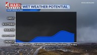 Unsettled weather is moving out, but lingering moisture could mean a few more showers for some