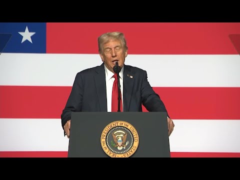 Trump Addresses Military Leaders at Marine Corps Base Quantico