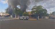 Se prendió fuego una confitería salteña: Bomberos y vecinos intentan sofocar las llamas