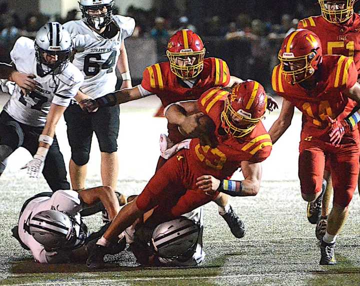 H.S. Football: Taylor sets school record with 4 TDs as Haverford tops LM