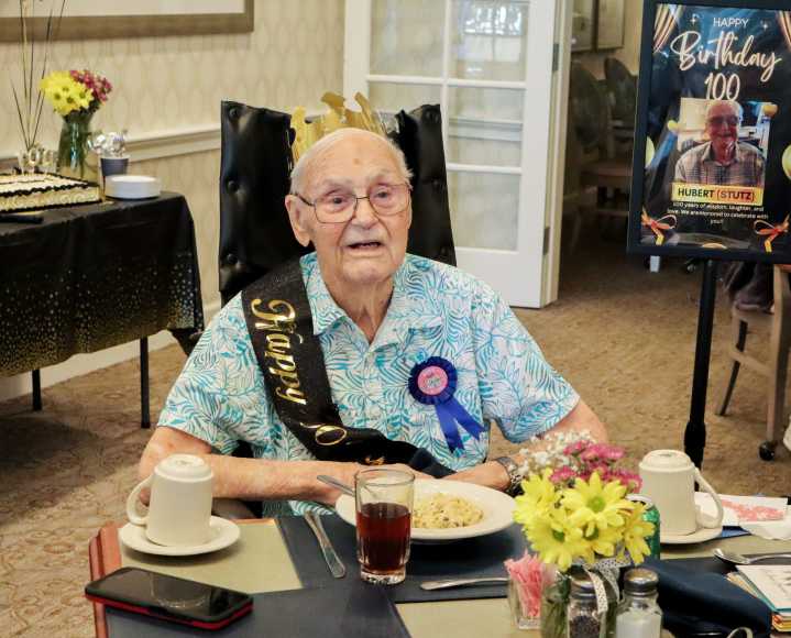Former aerospace engineer ‘Stutz’ still having a blast at 100