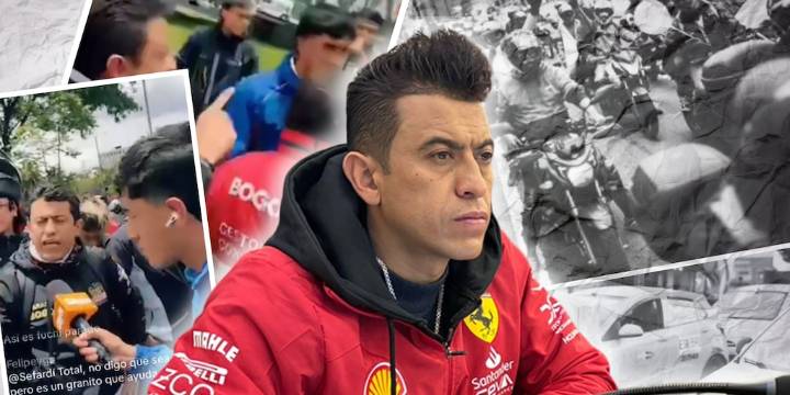 Tensión en protestas de Bogotá por altercado entre concejal y periodista: “Usted es un mentiroso que está buscando cómo criminalizar mi trabajo”