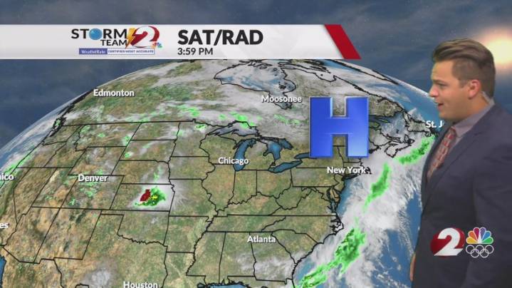 Warming up over the next week, how warm does it get?