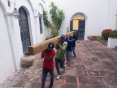 Avanza recuperación estructural de la Casa Congreso de Angostura
