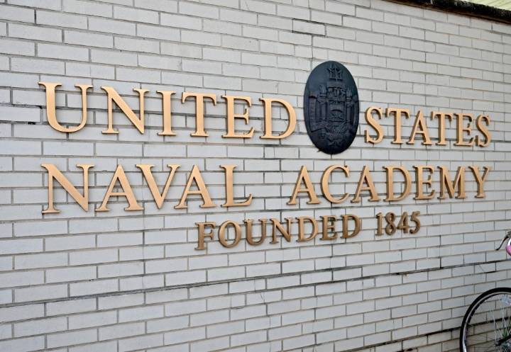 What happens at the Naval Academy during a shutdown?