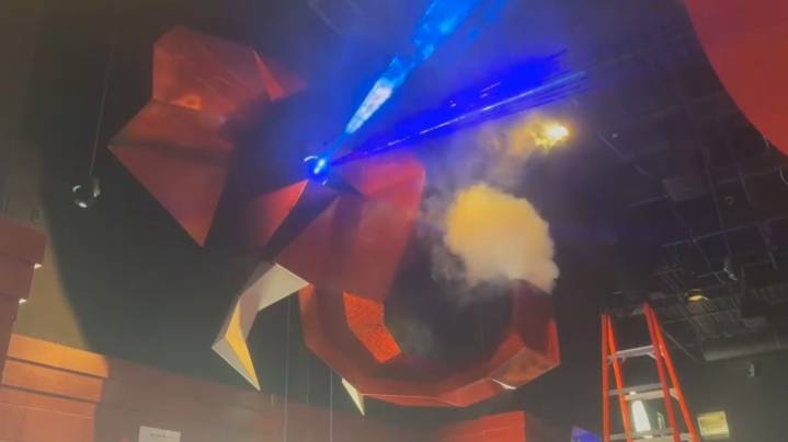 Iconic Alabama bar adds 800-pound, smoke-breathing elephant with laser eyes