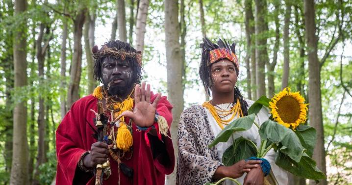The 'African tribe' living in a Scottish forest