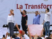 Ariadna Montiel destaca el alcance del Bienestar en multitudinaria concentración en Chiapas
