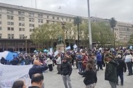 Impresionante convocatoria de libertarios en Plaza de Mayo para apoyar al gobierno de Milei