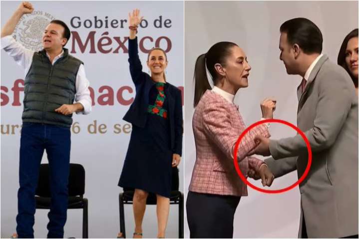 Polémico gobernador priista se declara “Claudista”: esto fue lo que hizo