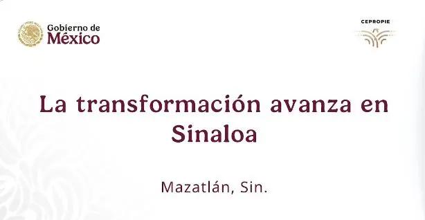#EnVivo | Gira de la Presidenta Claudia Sheinbaum Pardo por Mazatlán