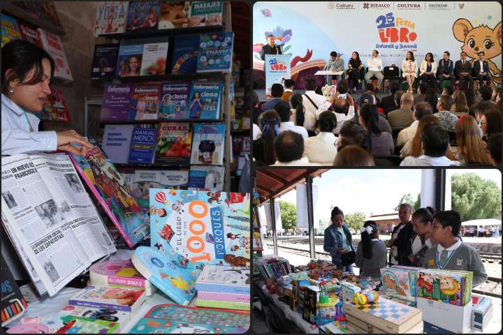Ya comenzó la Feria del Libro Infantil y Juvenil Hidalgo 2025