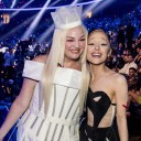 MTV VMAs 2025: Ariana Grande on Megan Stalter Being Called Kesha